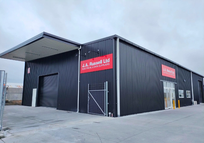 commercial building signwriting project