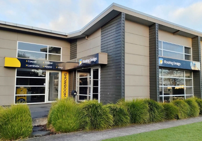 Professional sign installation on a shopfront in Matamata
