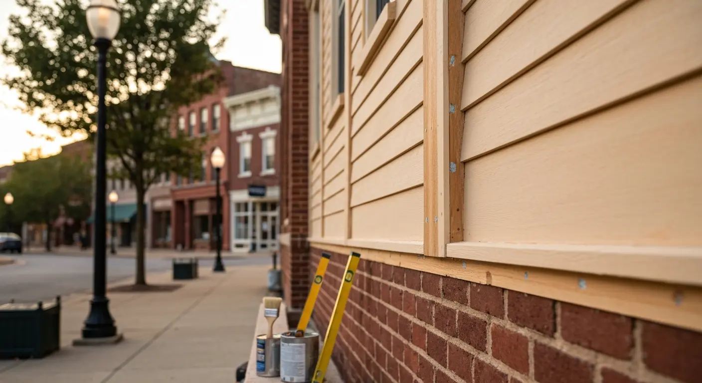 Siding installation