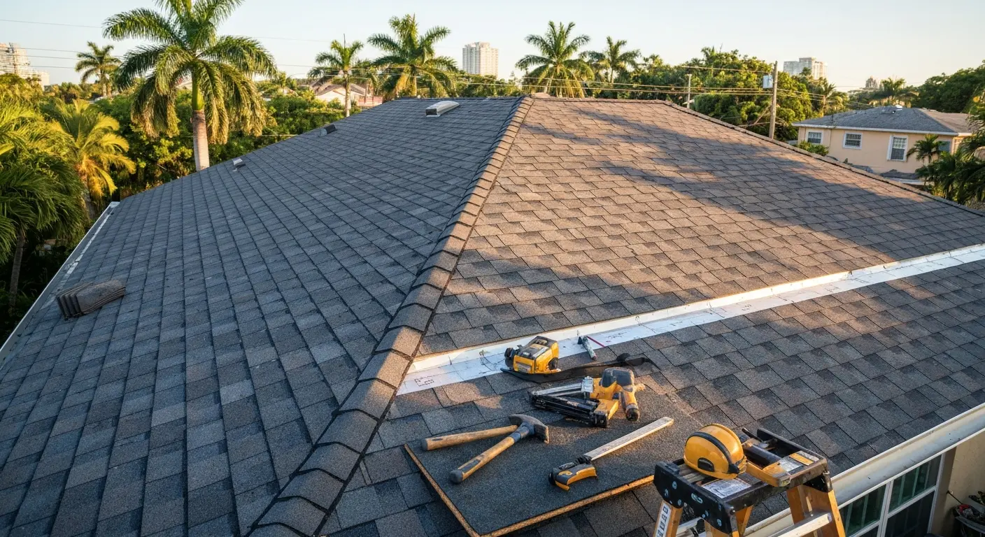 Residential roof replacement
