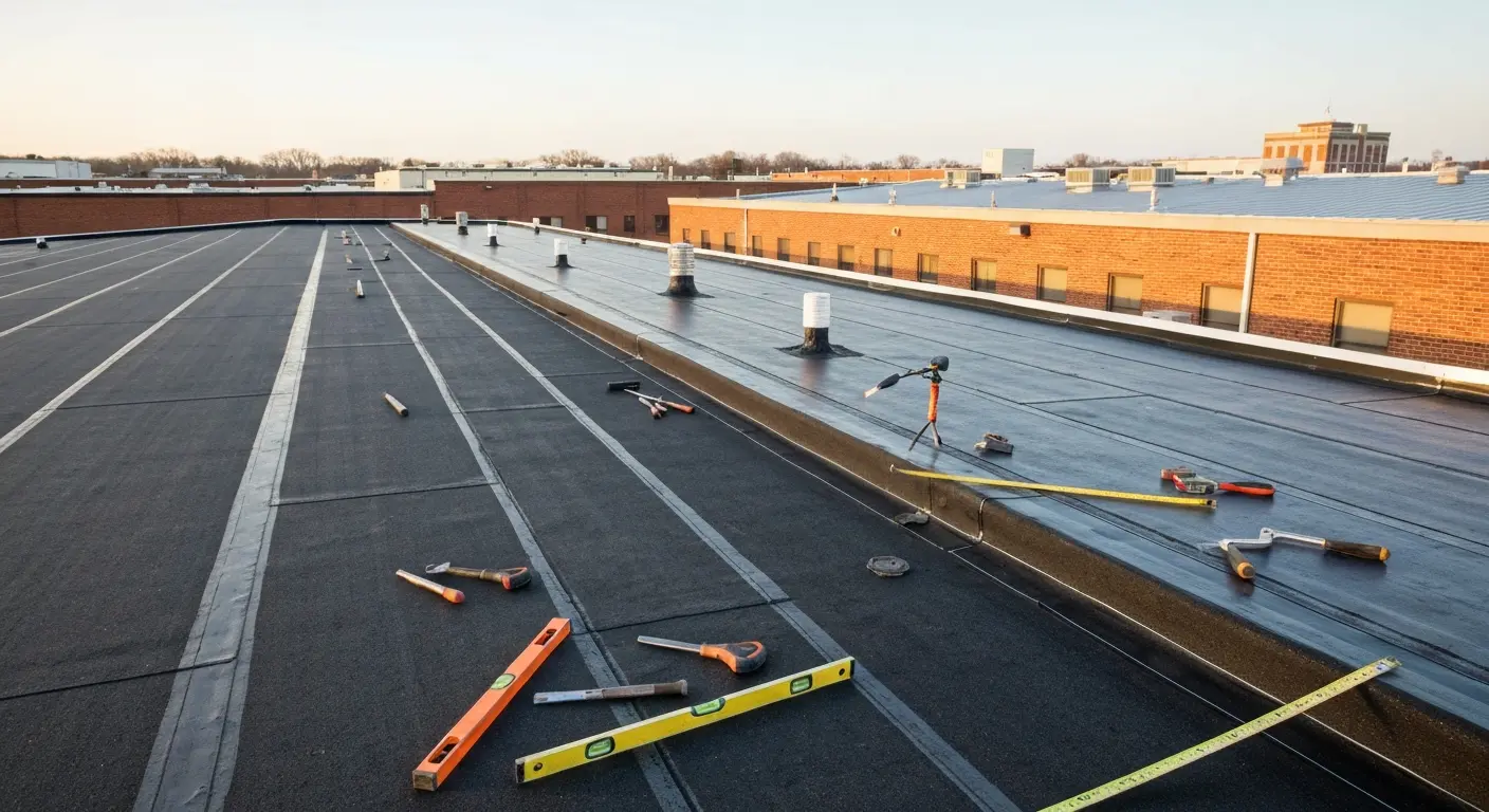 Commercial roof project