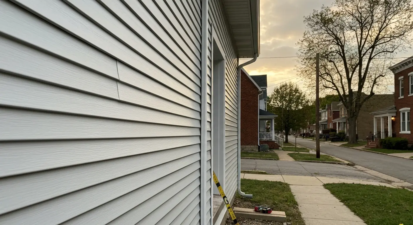 Vinyl siding installation