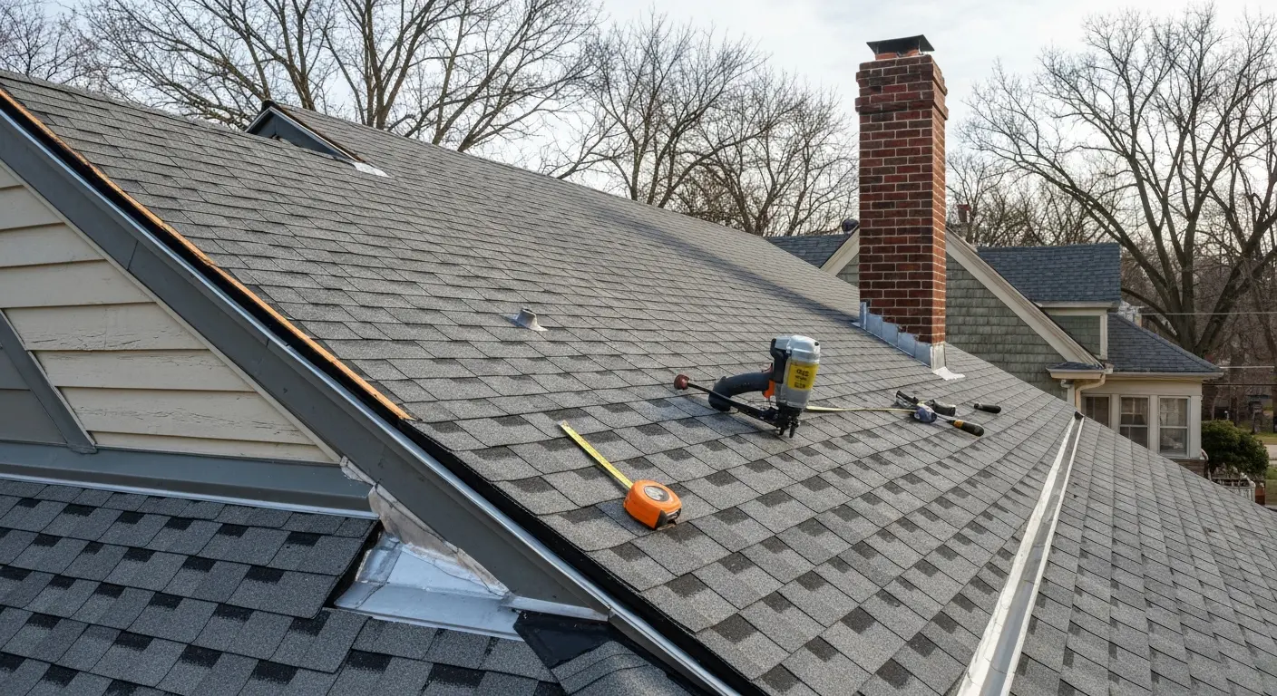 Residential roof repair