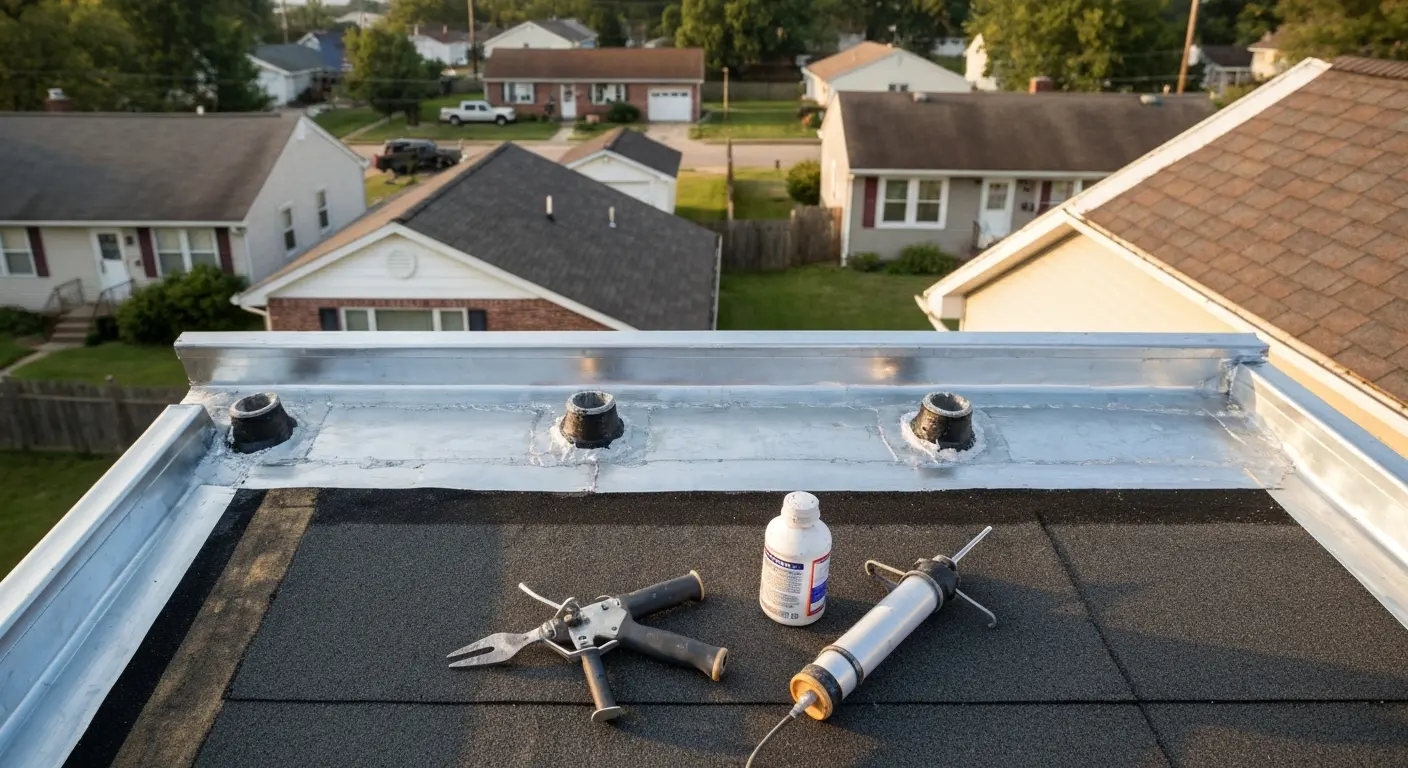 Roof leak repair service