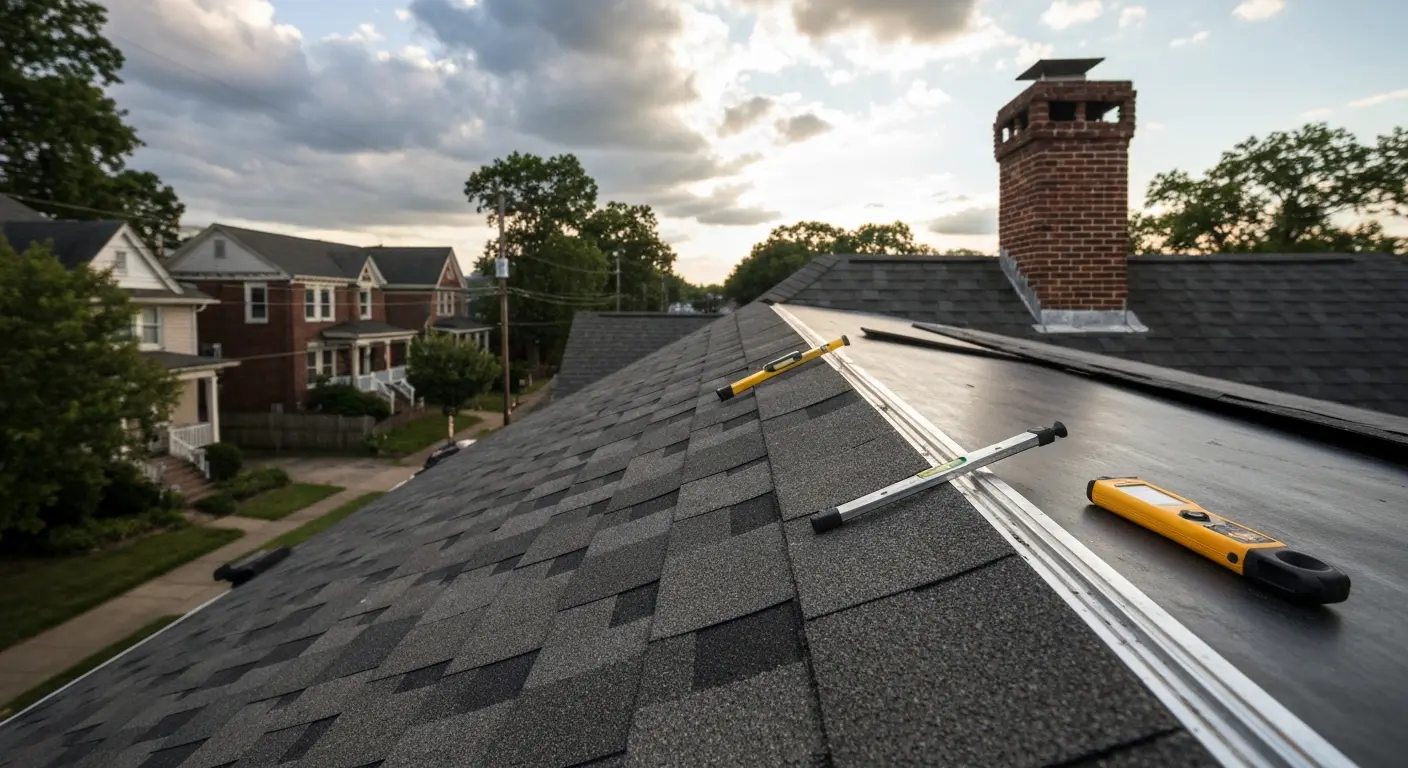 Storm damage roof repair