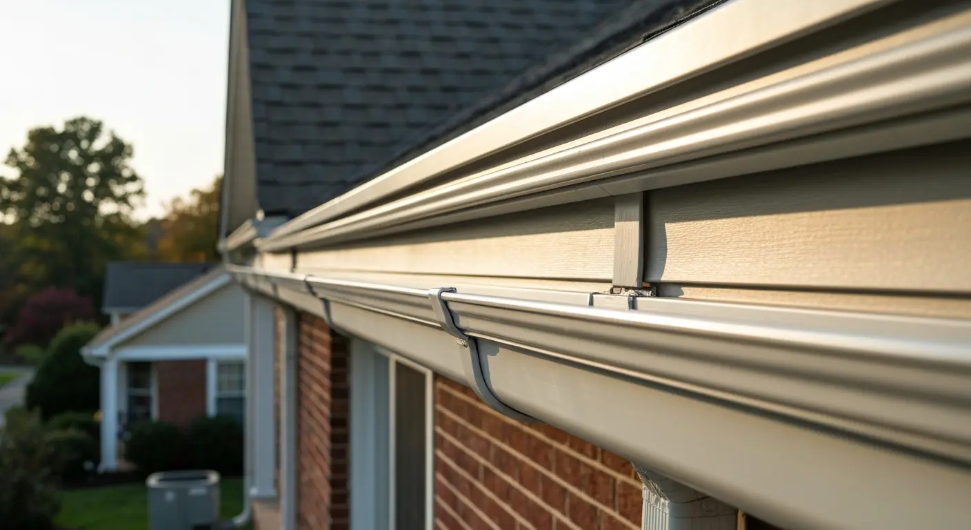 Seamless gutter and trim work