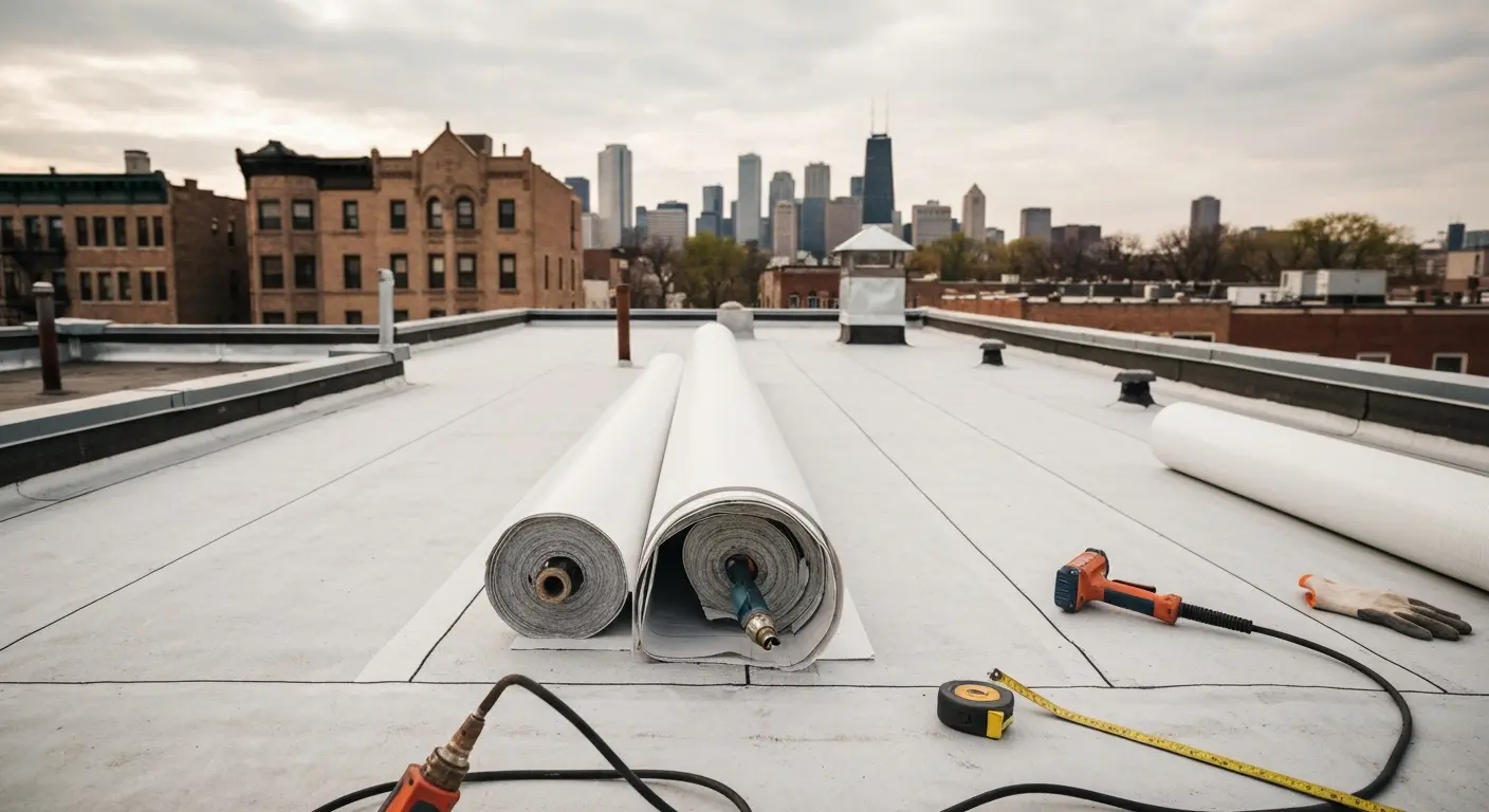 Commercial roof system repair