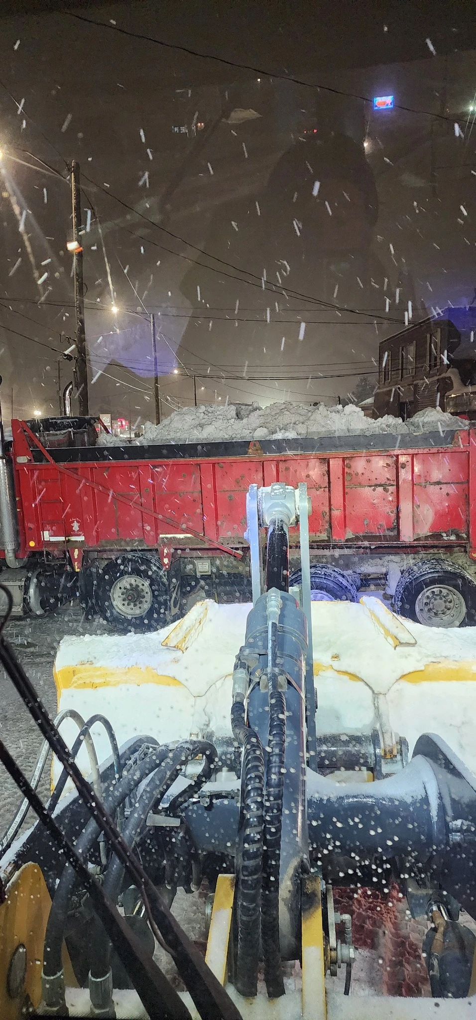 Off-site snow hauling