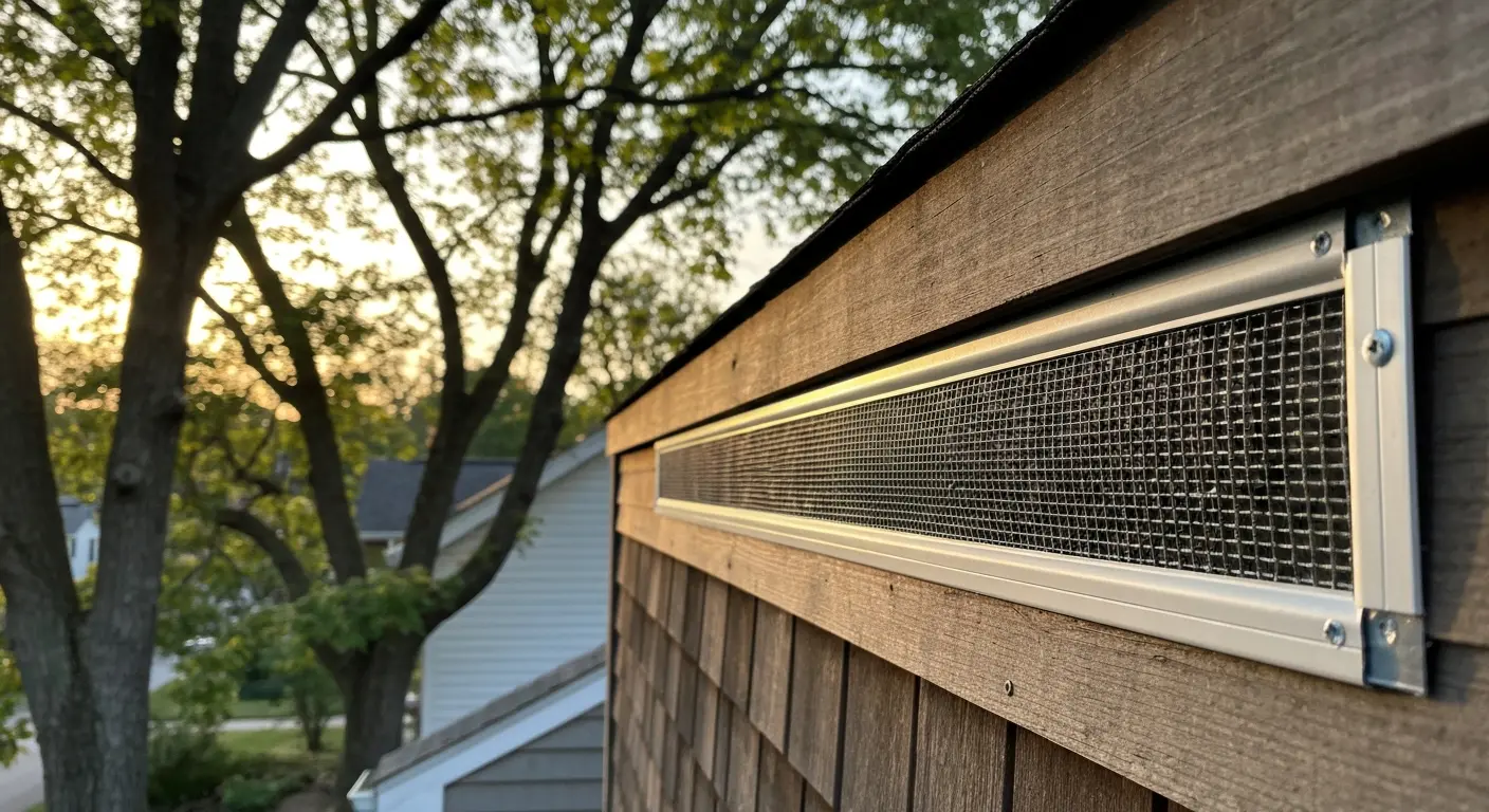 Squirrel prevention and vent sealing