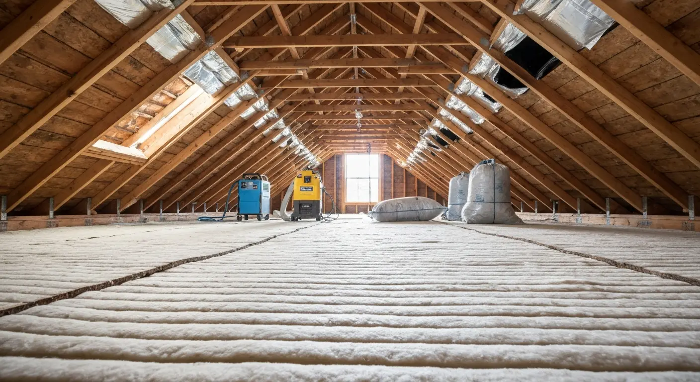 Attic decontamination and sanitation