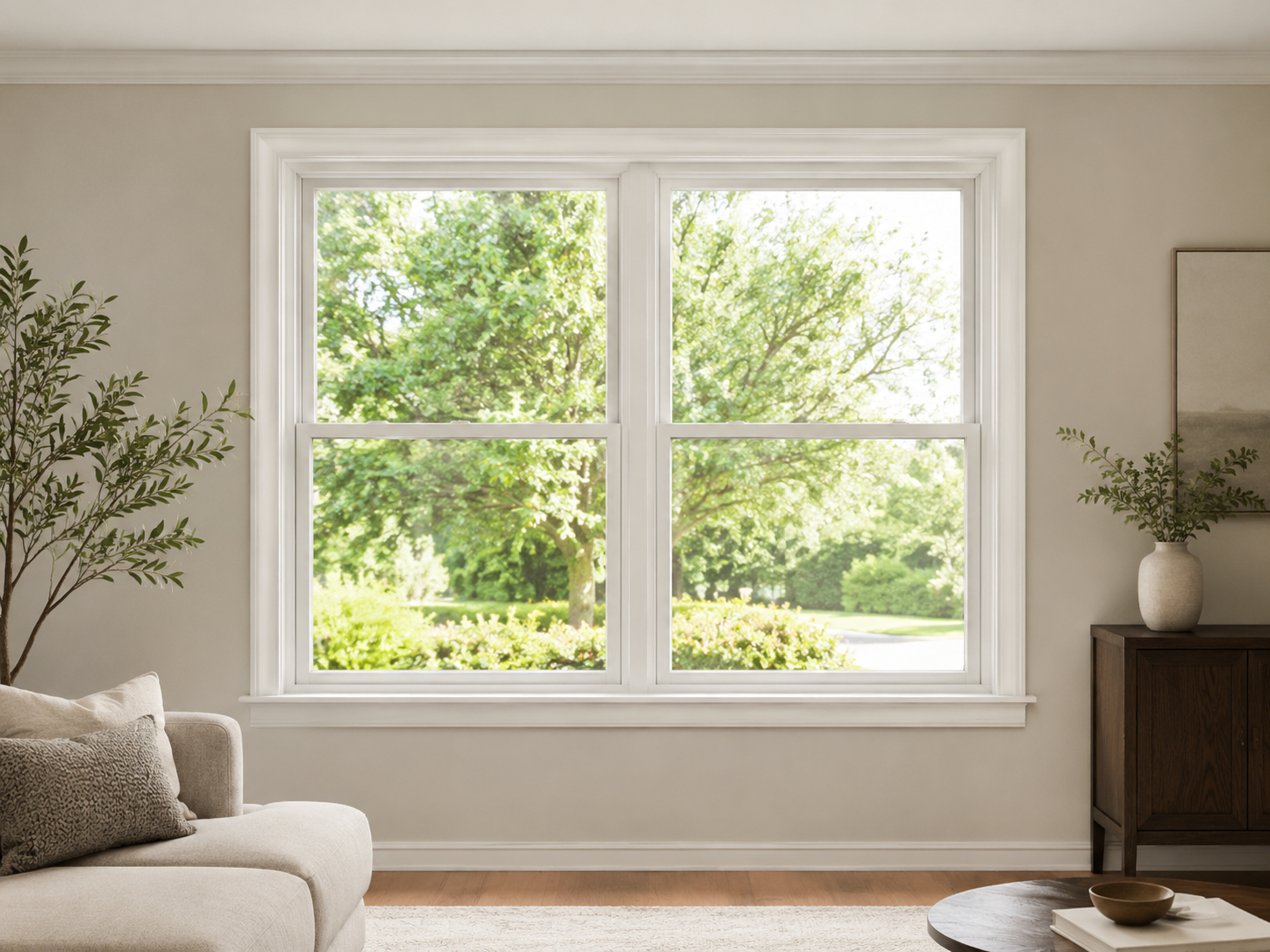 Straight-on window photo for custom interior shutter quote review