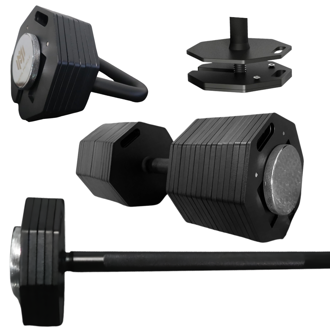 Metal Muscle 3-in-1 Adjustable Weight Set