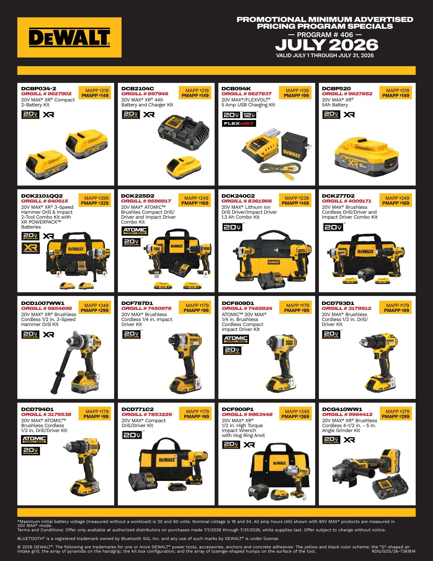 Cardinal Hardware July 2026 flyer — page 1