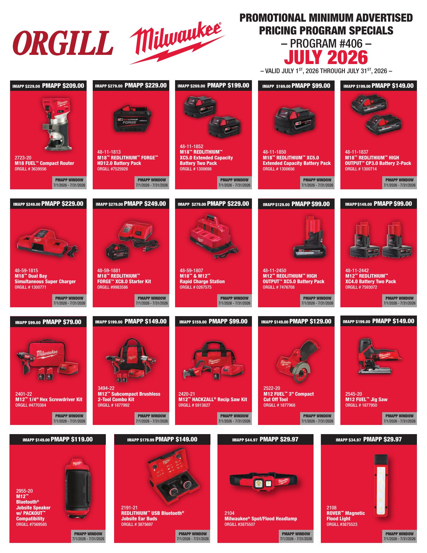 Cardinal Hardware July 2026 flyer — page 6