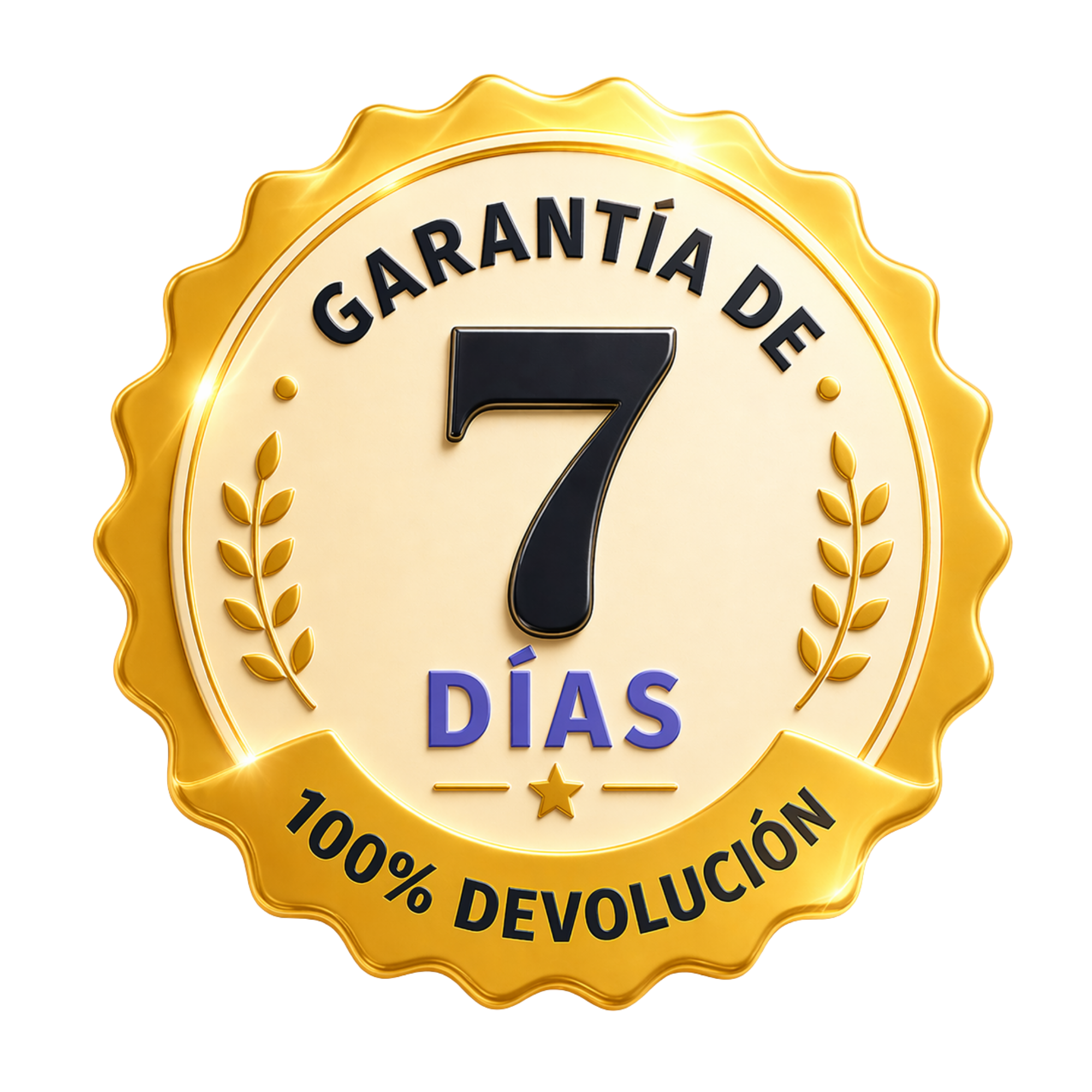 Garantía 7 días 100% devolución