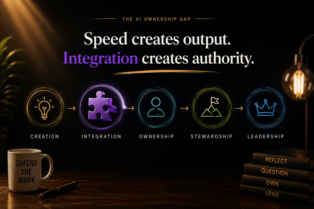The AI Ownership Gap: Speed creates output. Integration creates authority.