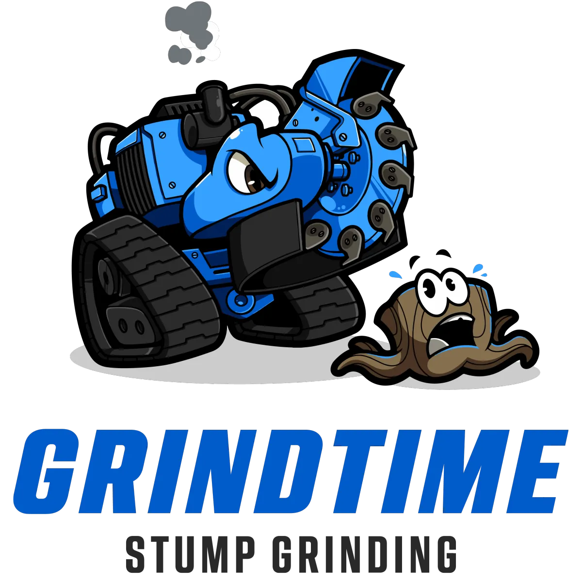 GrindTime Stump Grinding logo