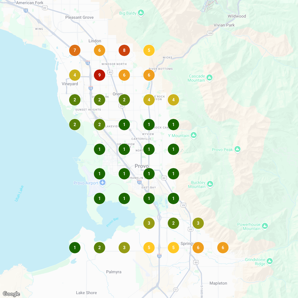 GrindTime Stump Grinding local ranking map
