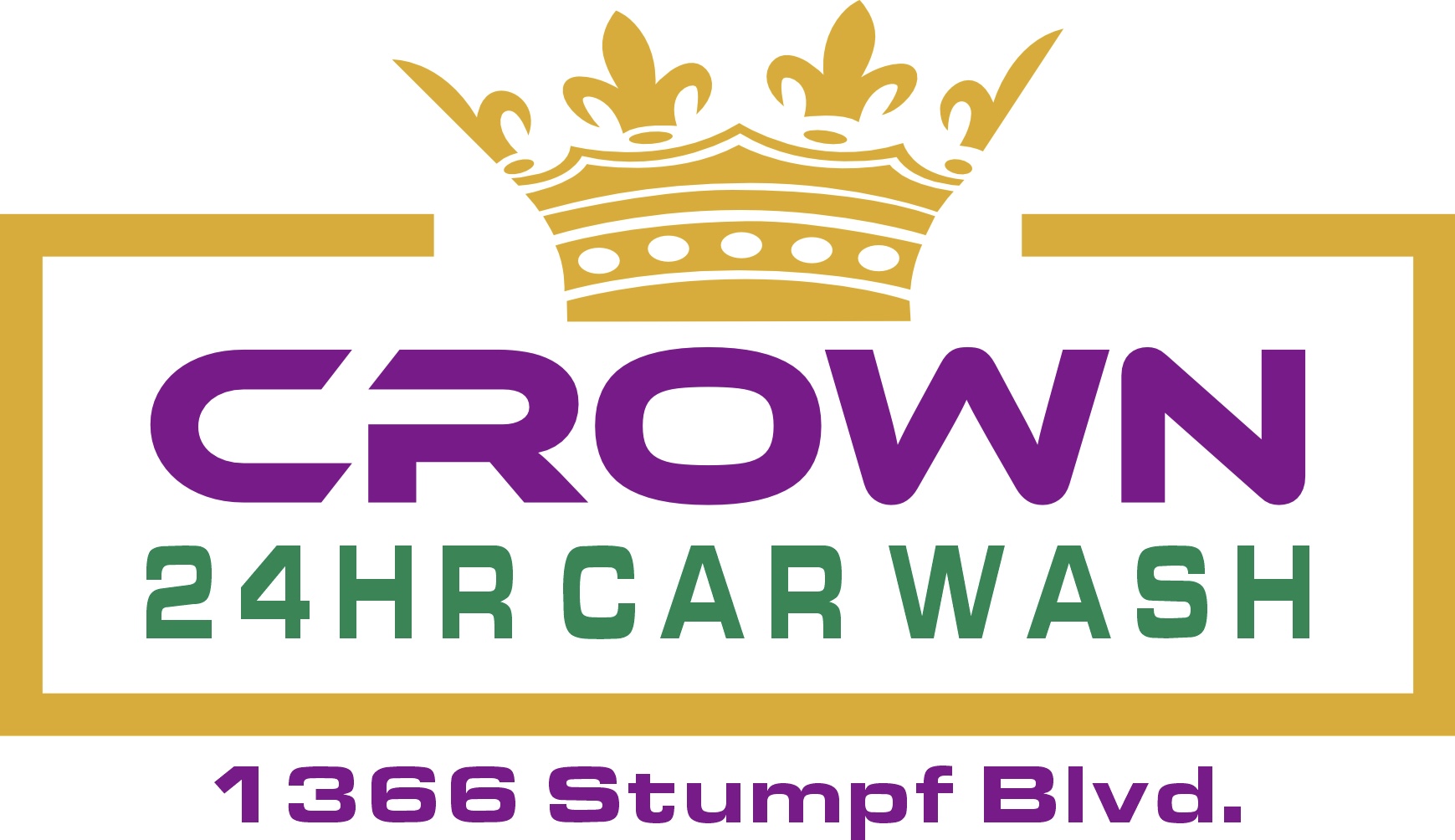 Crown 24HR Car Wash Logo