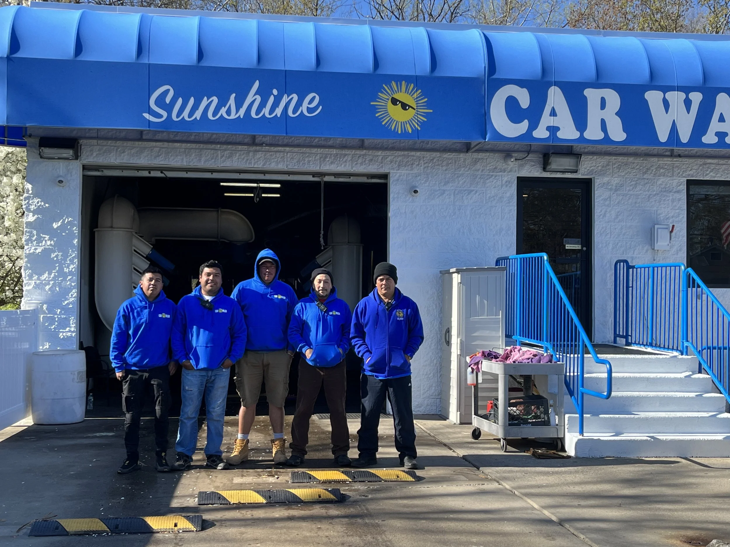The Sunshine Car Wash team