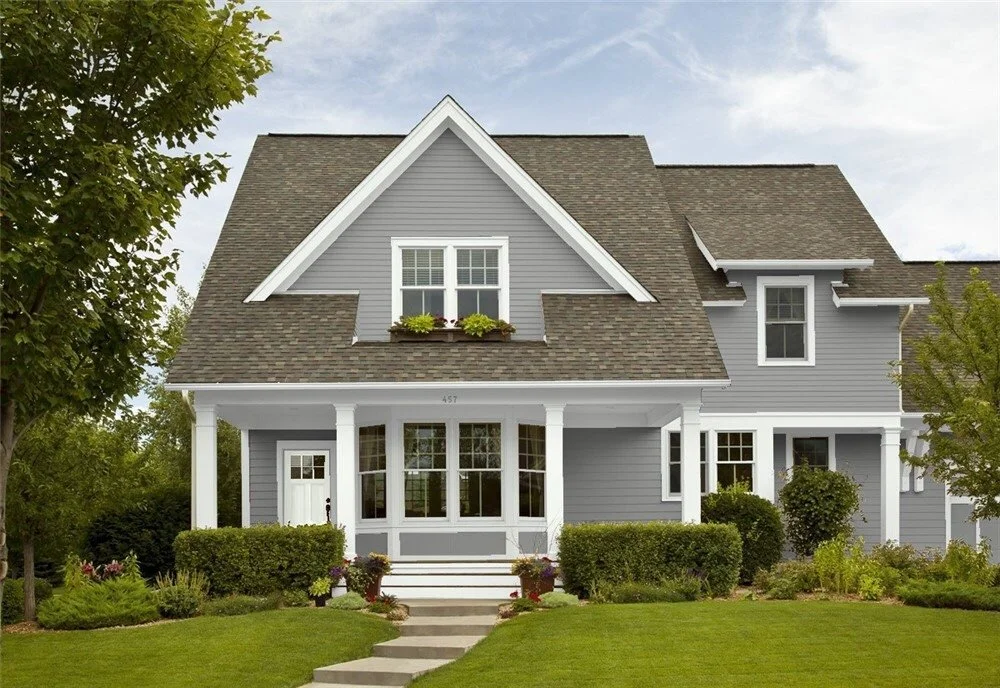 Completed residential exterior painting project