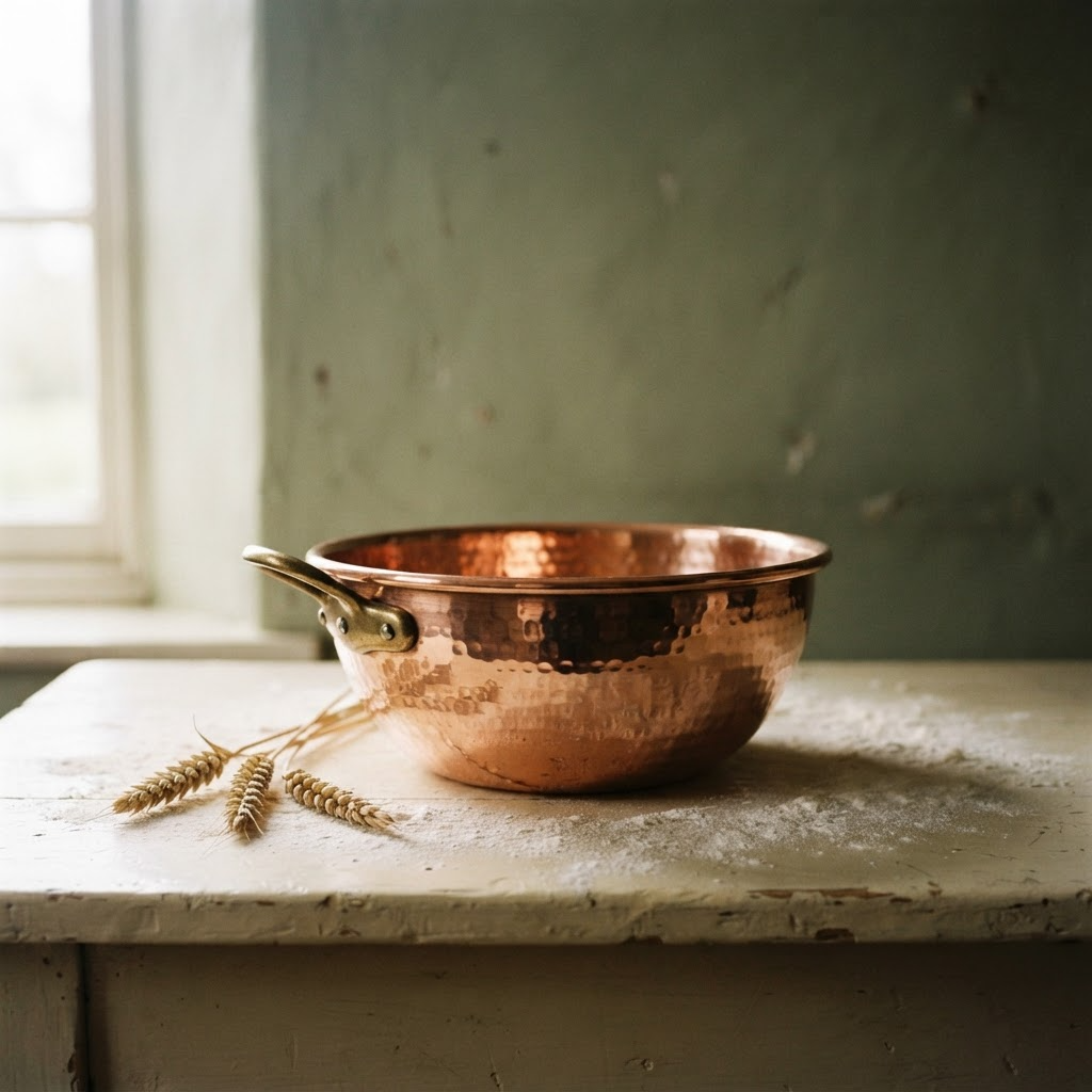 Sourdough starter kit with jar and wooden spoon