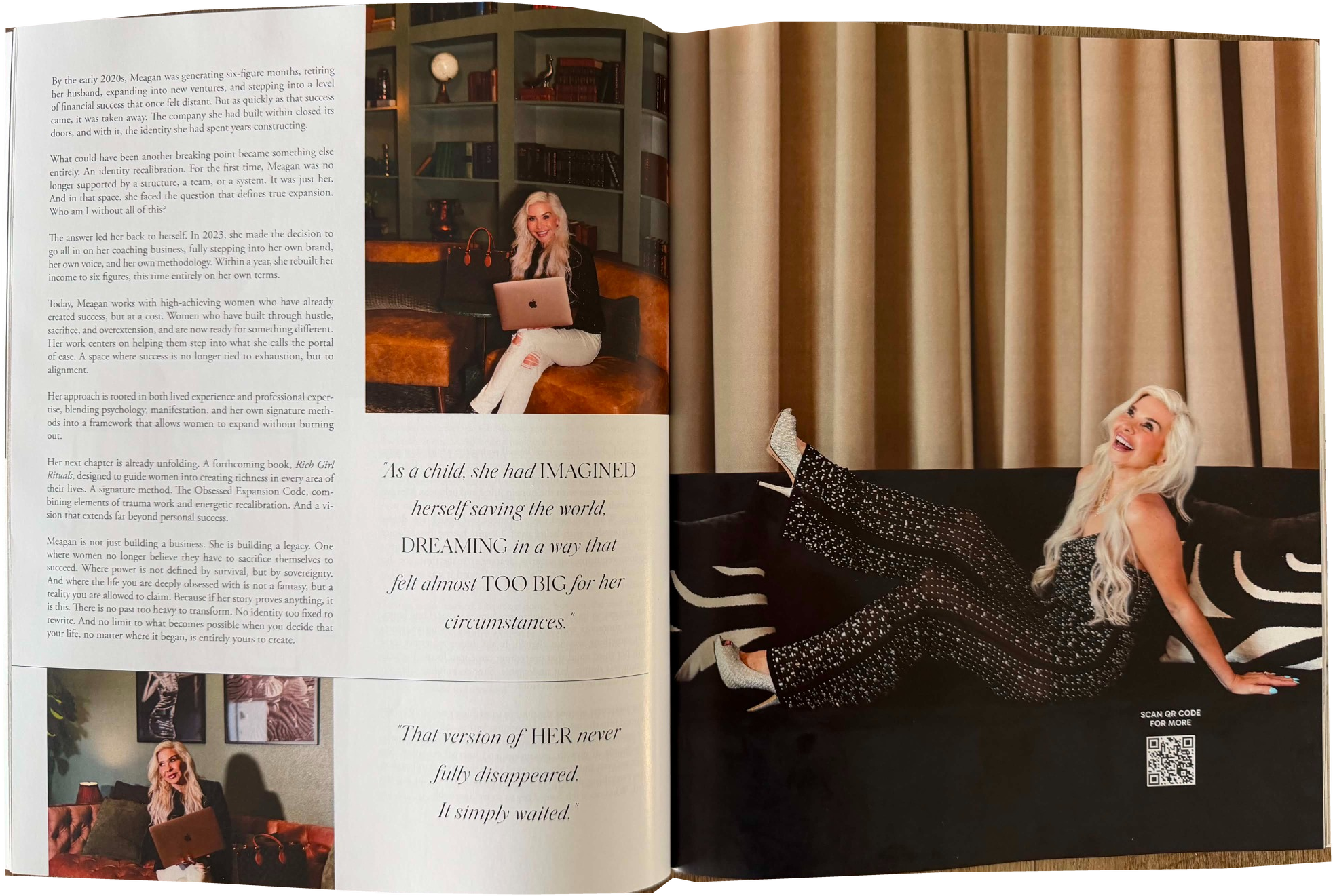 GOSS Magazine editorial spread
