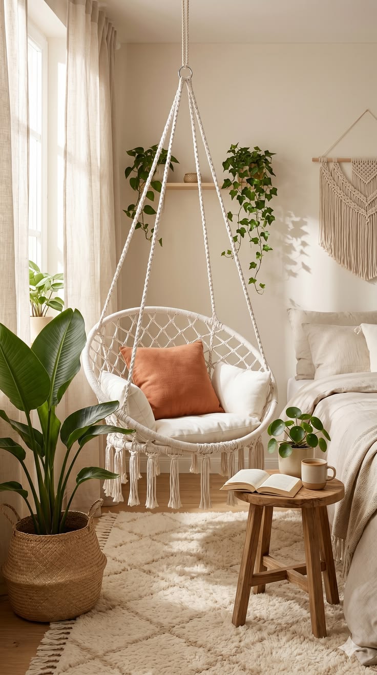 Silla colgante macramé TOD2