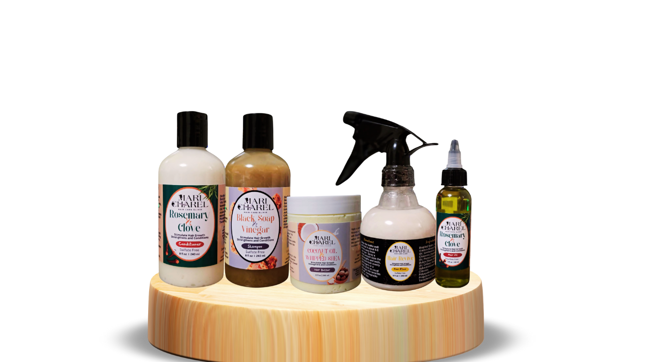 Vegan hair treatment for stronger, healthier strands by mari charel