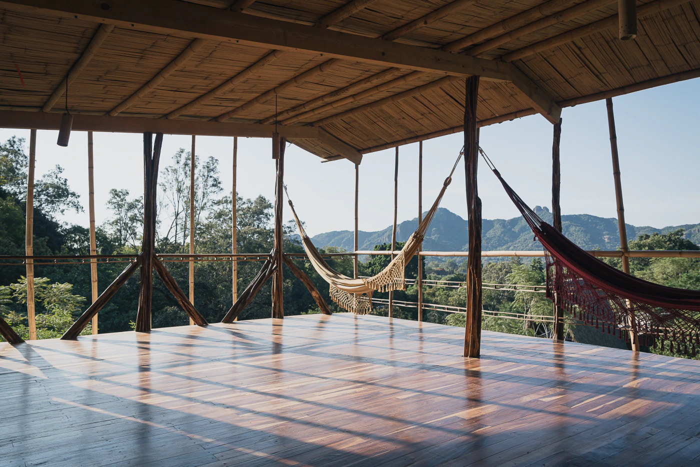 The residence where Vādma practitioners stay during the Mexico training