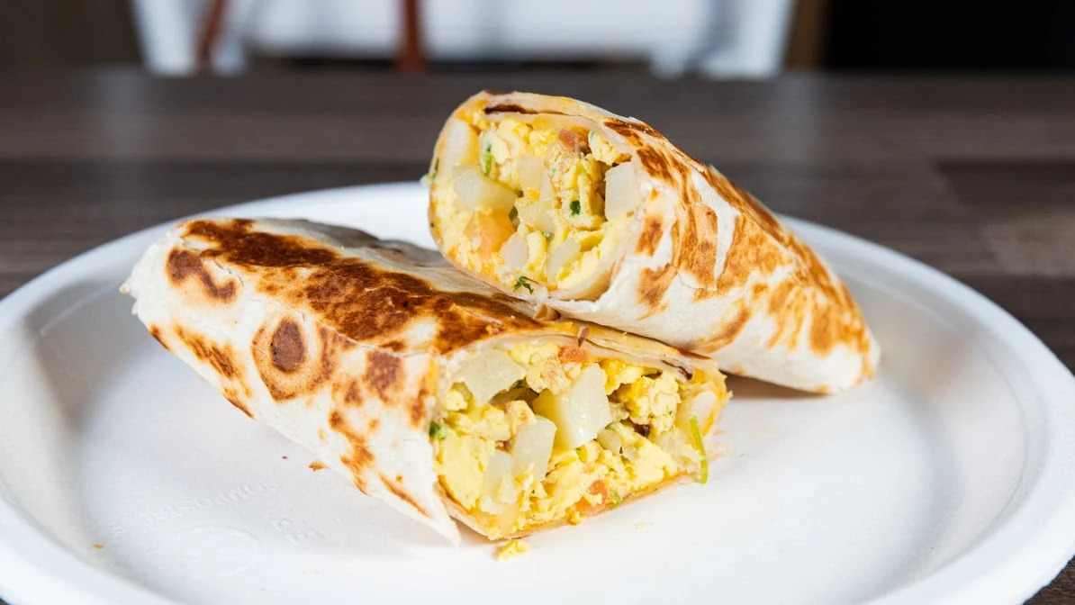 Desert Cave breakfast burrito