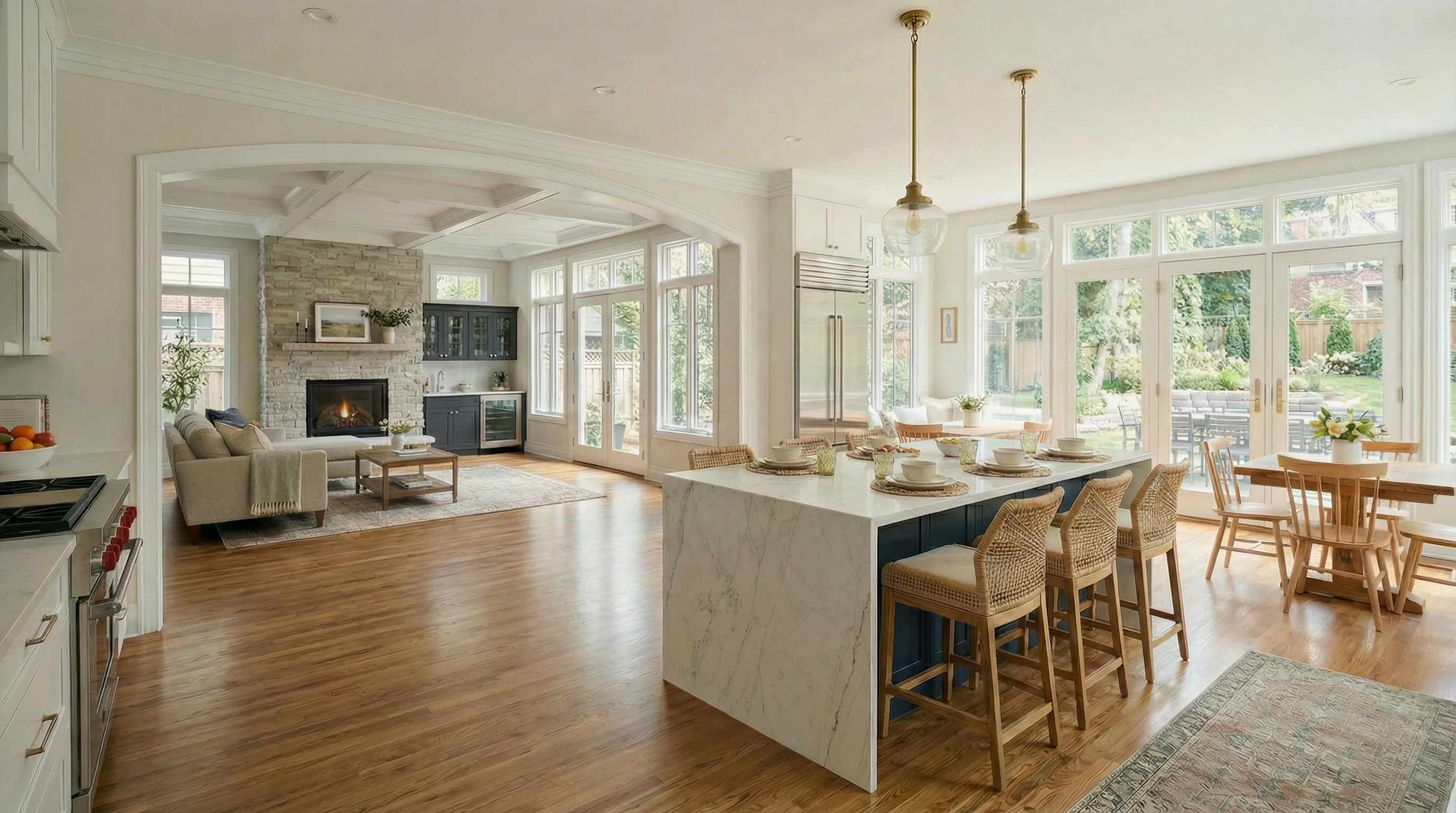 Completed home addition with seamless exterior integration on Williamsburg VA home