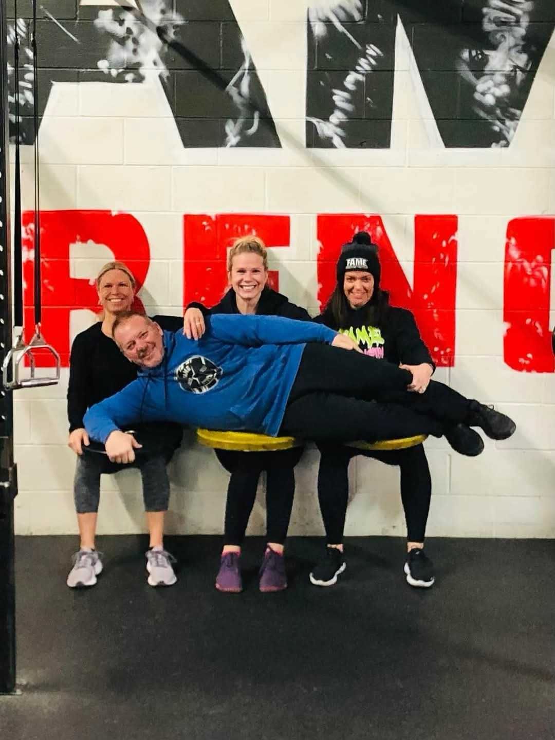 Athlete training at Fame Strength