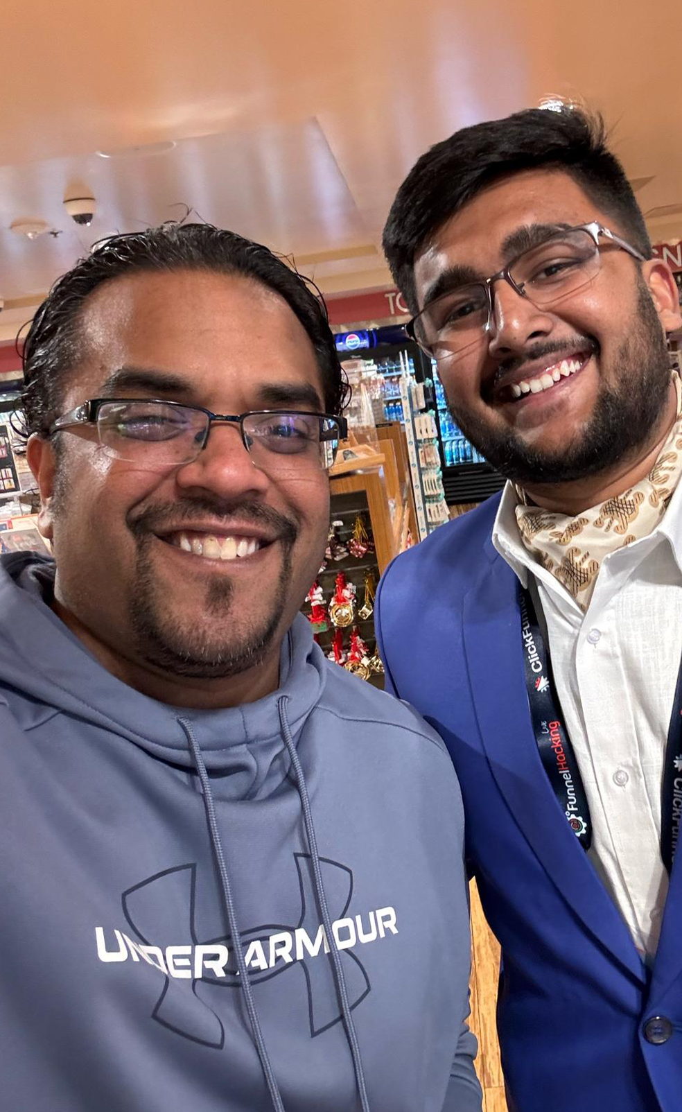 Muzahid with Anik Singal