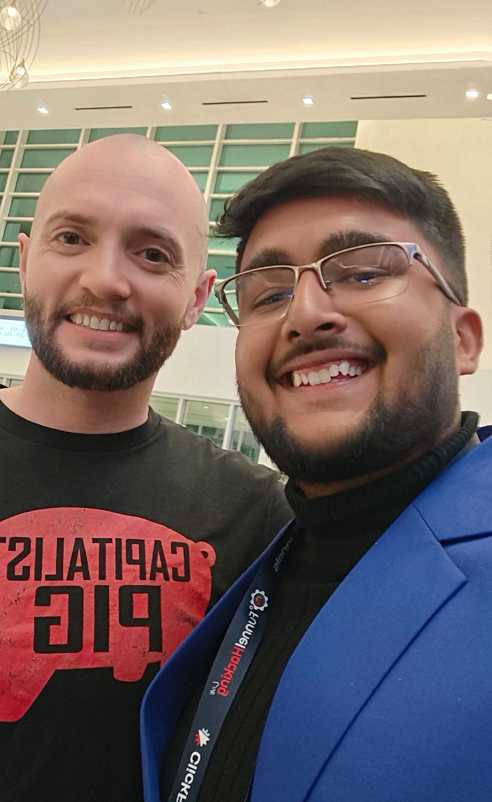 Muzahid with Steve J. Larsen