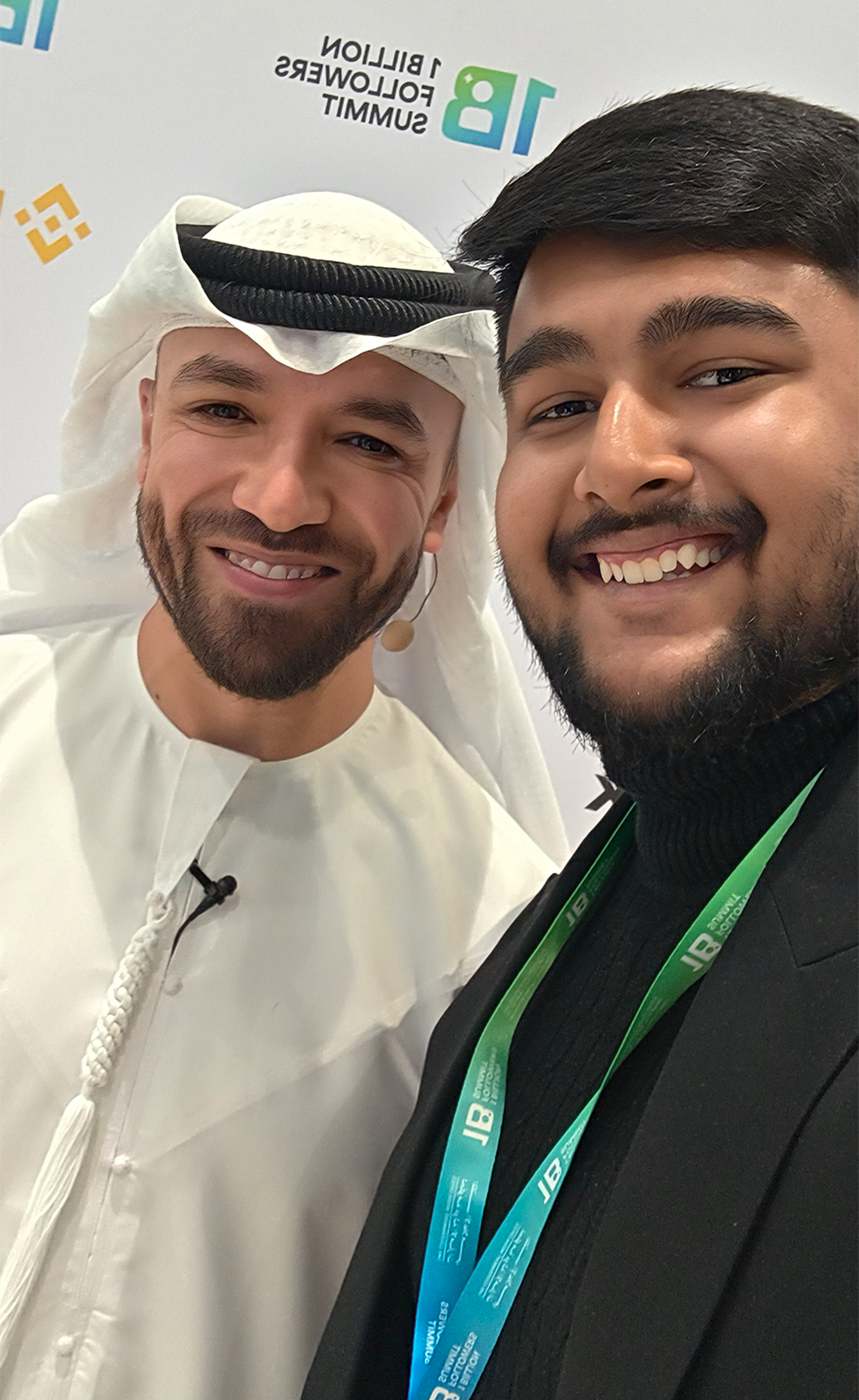 Muzahid with Khalid Al Ameri