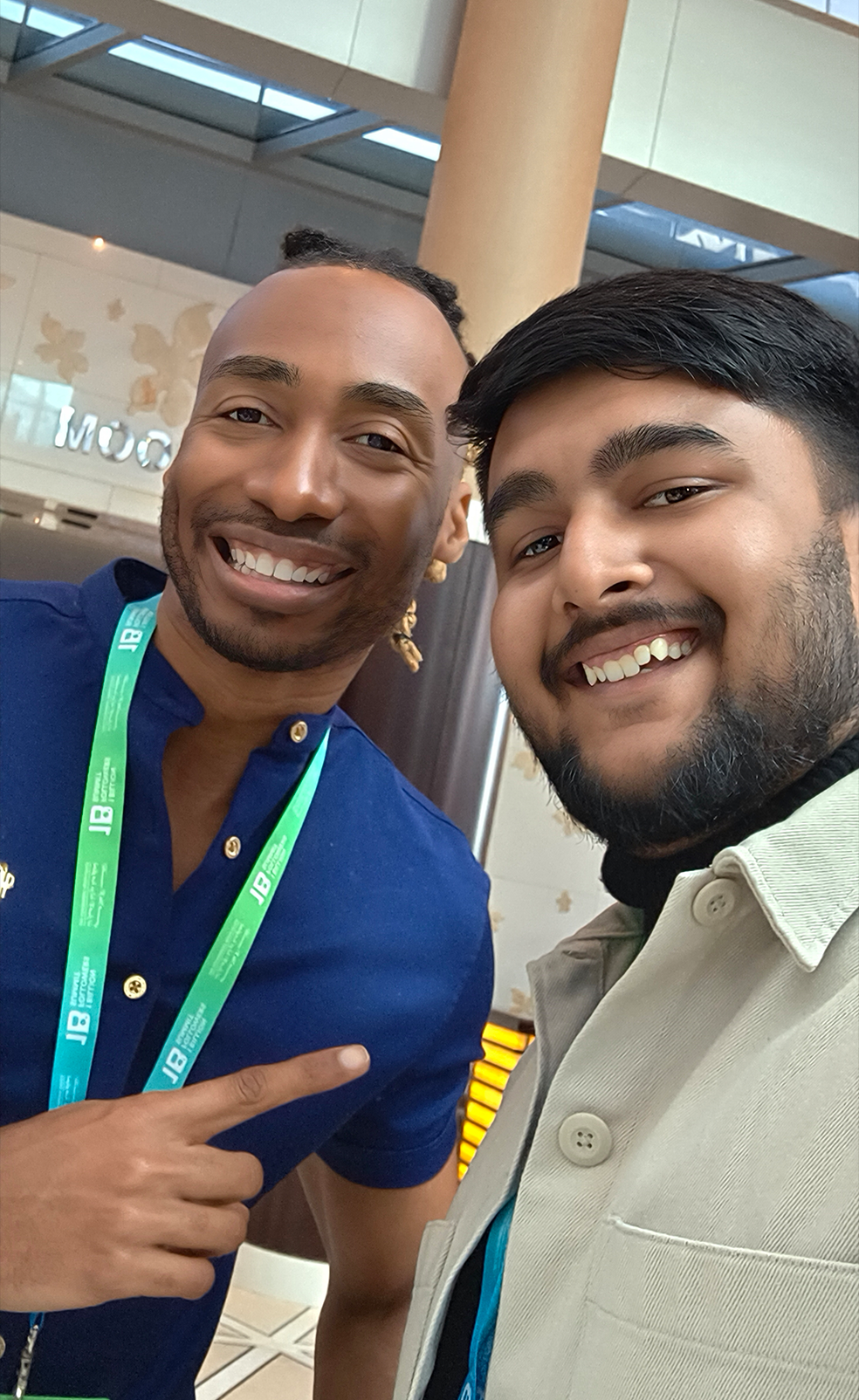 Muzahid with Prince EA