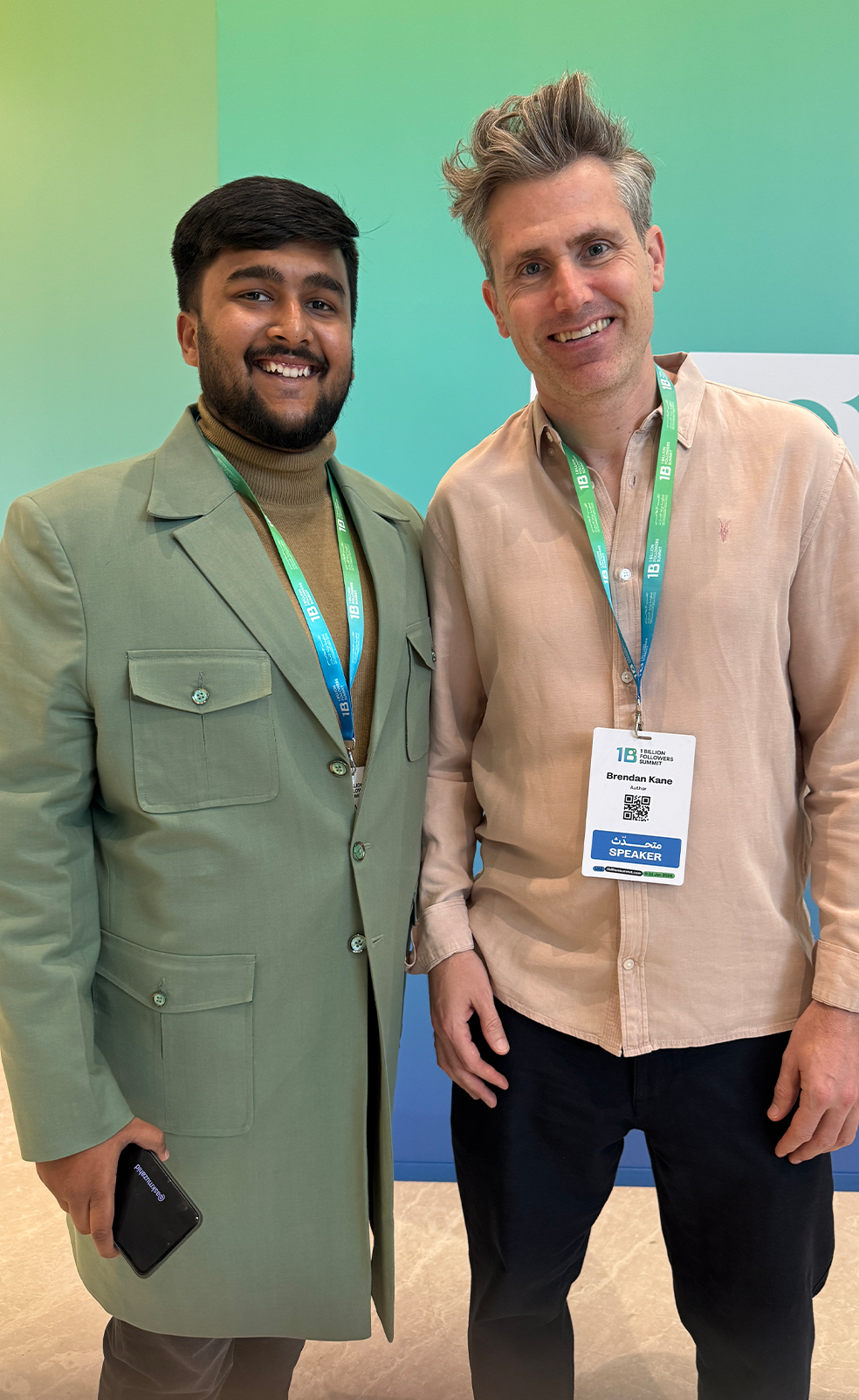 Muzahid with Brendan Kane