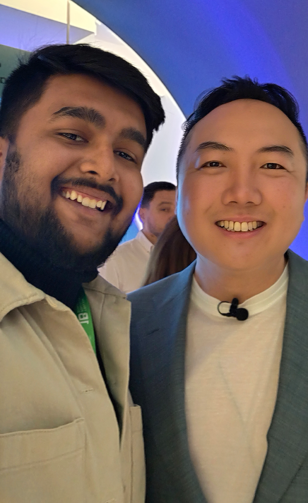 Muzahid with John Lee