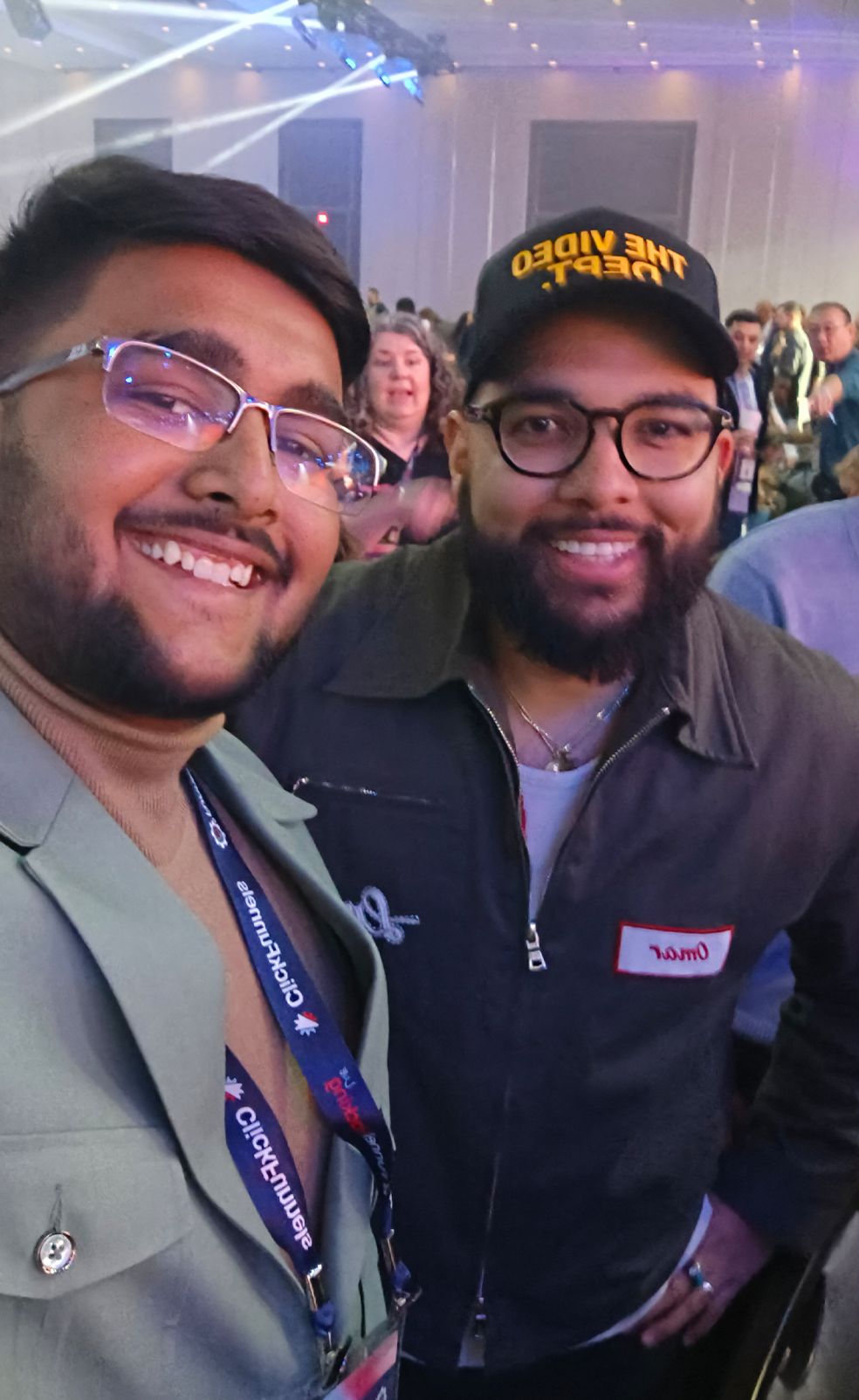 Muzahid with Omar Eltakrori