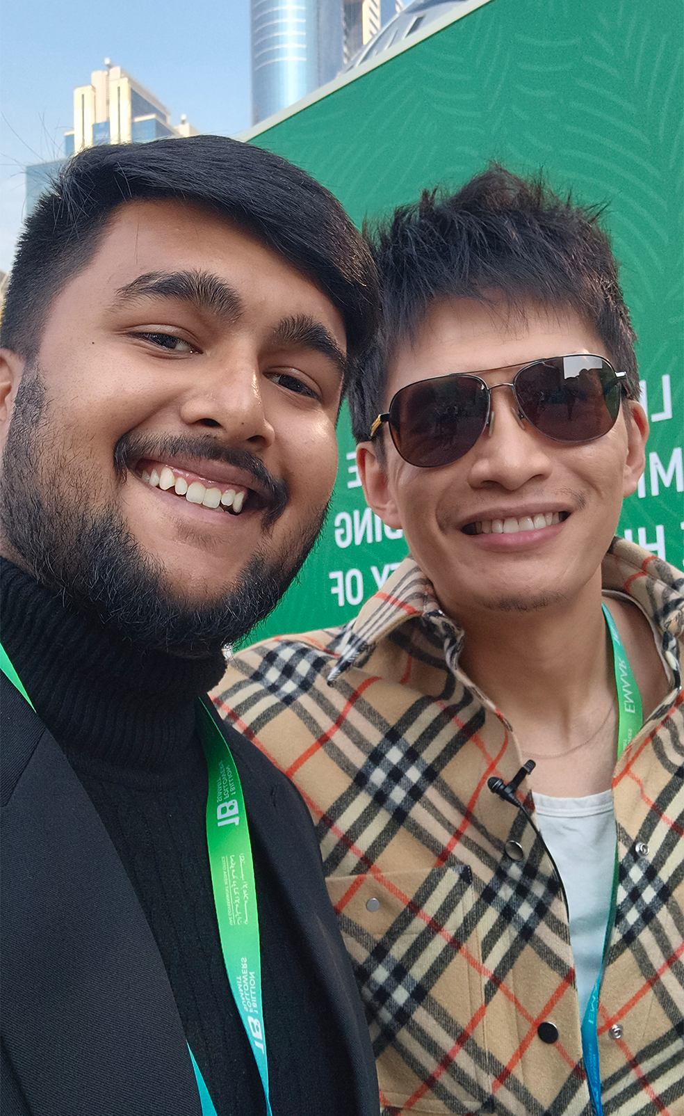 Muzahid with Vinh Giang