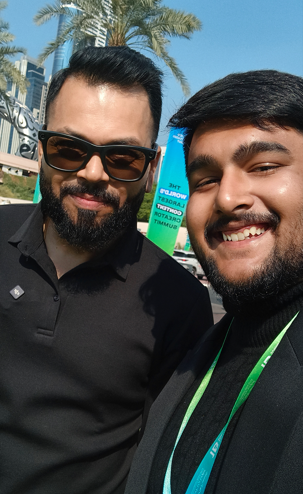 Muzahid with Arun Prabhudesai