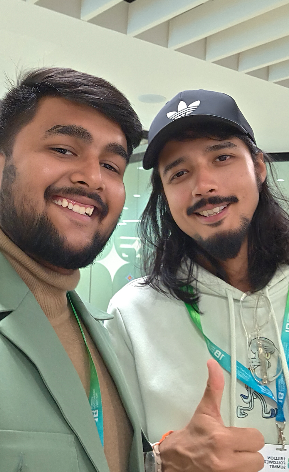 Muzahid with Abhinav Chand