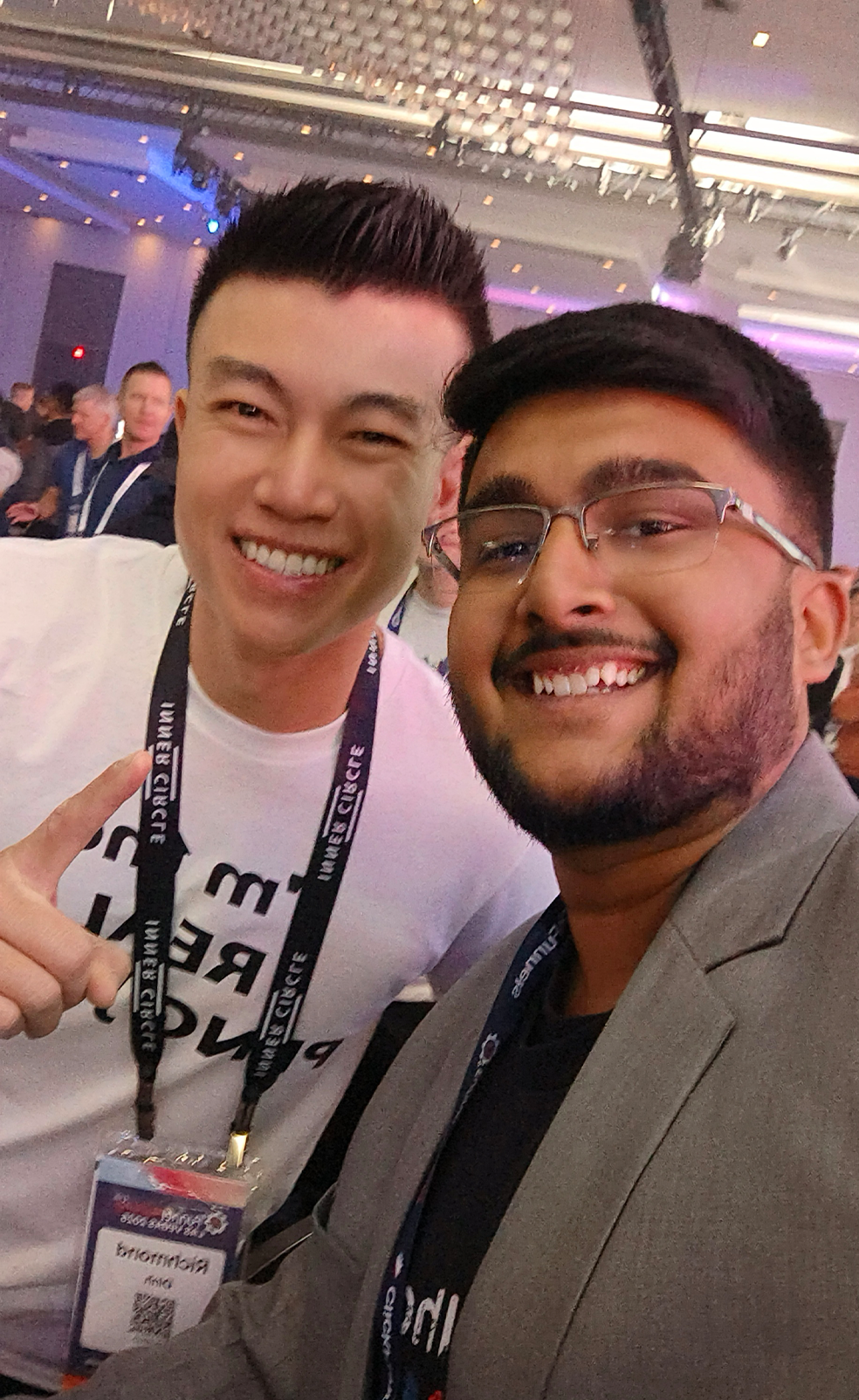 Muzahid with Richmond Dinh