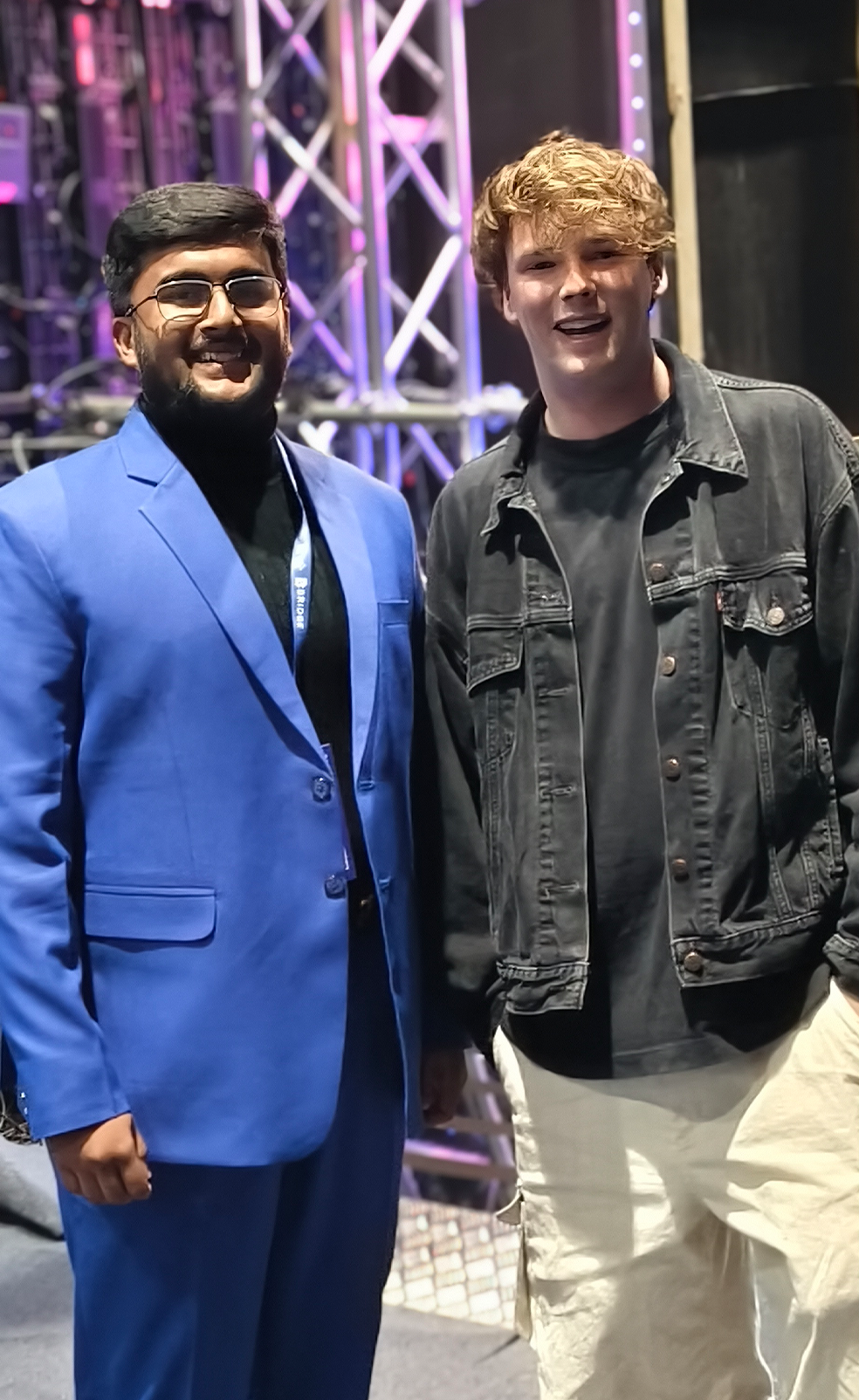 Muzahid with Daniel Mac