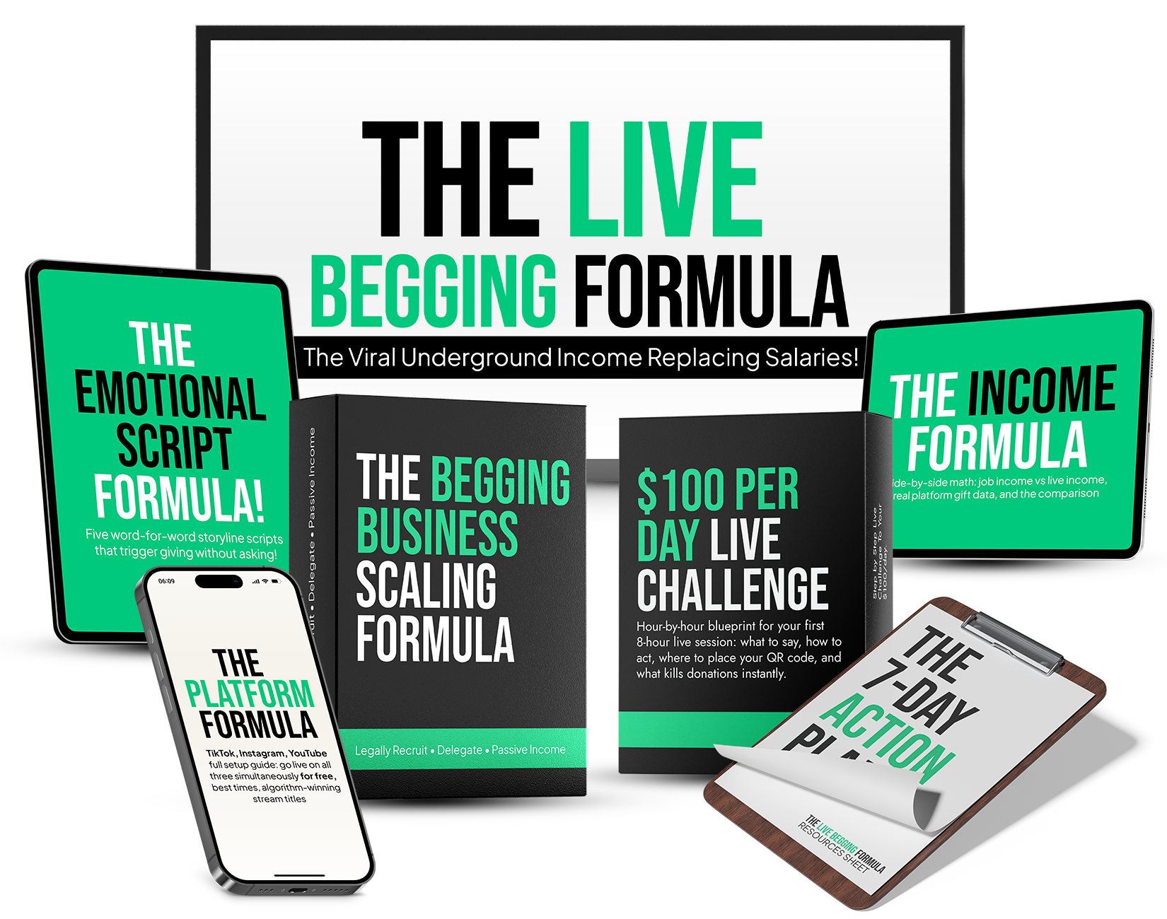 The Live Begging Formula