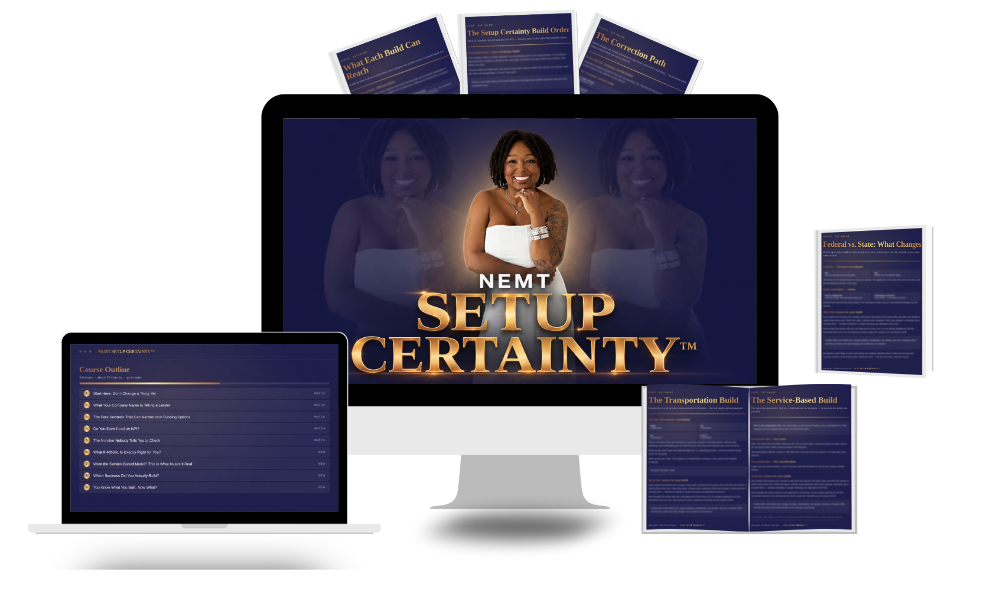 NEMT Setup Certainty program mockup