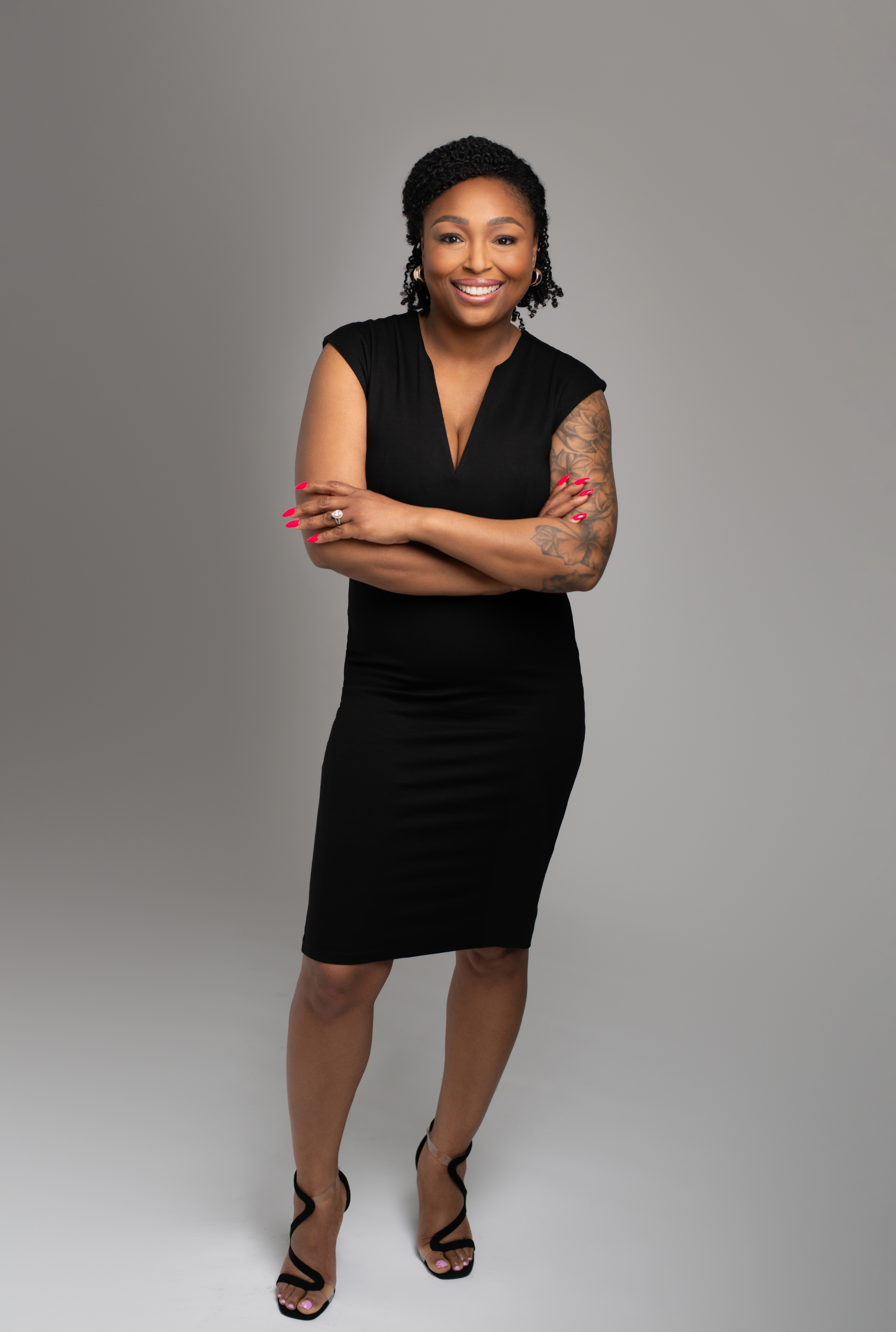 Coach Willena McGee standing