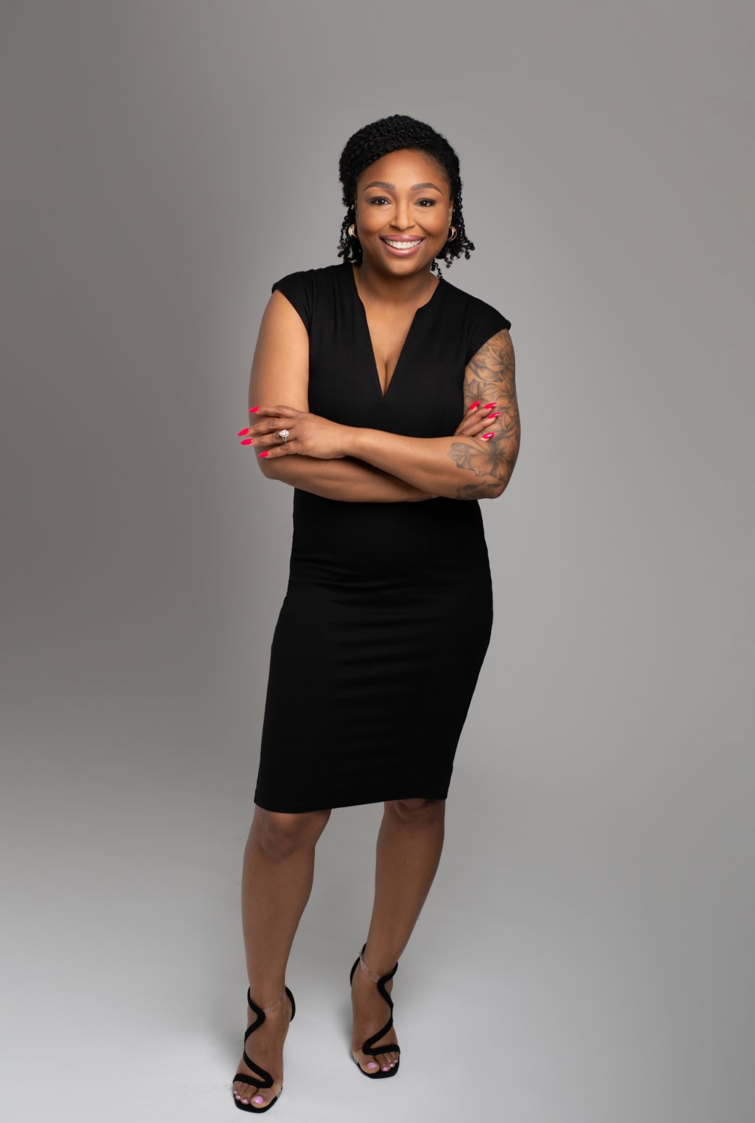 Coach Willena McGee standing