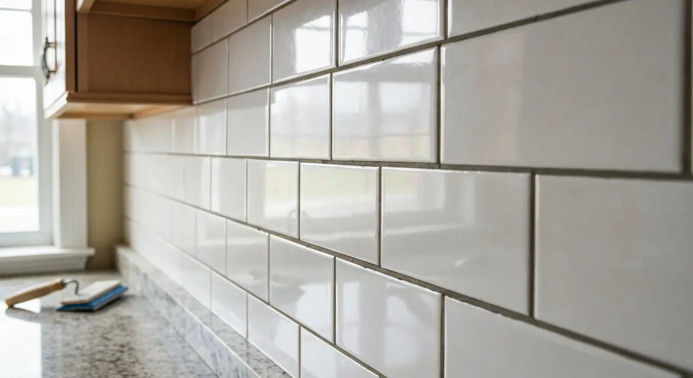 Backsplash installation